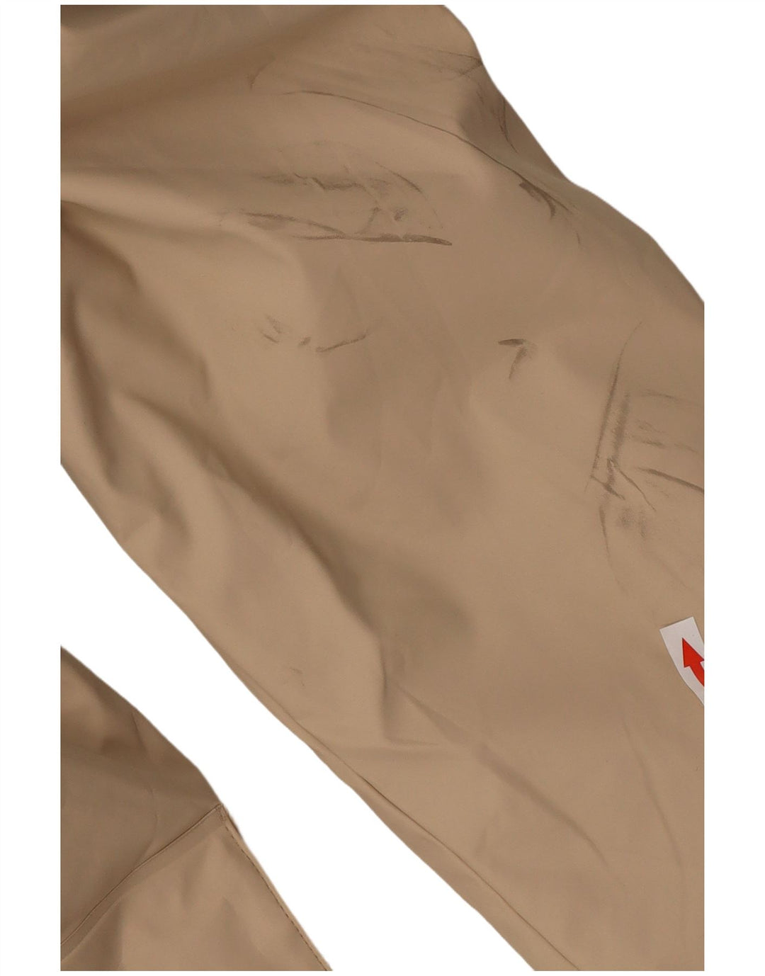 Marks & Spencer Regnfrakke med hætte til kvinder UK 12 Medium Beige Polyurethane