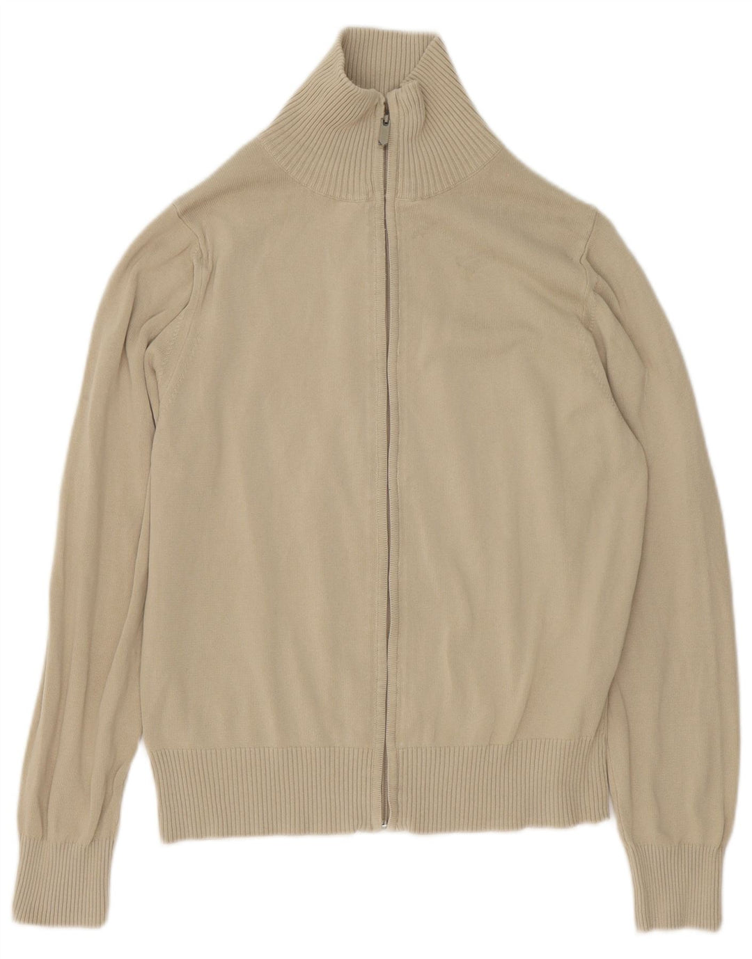 ZARA Herre cardigan sweater Medium Beige Bomuld