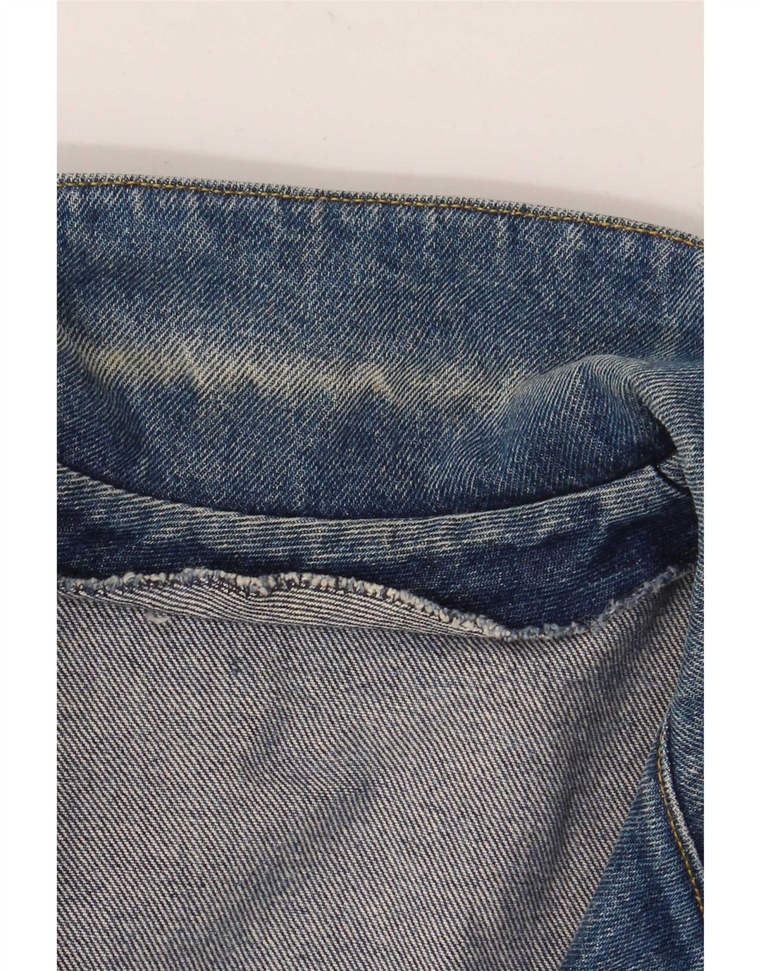 Vintage Dame Oversized 2 Button Denim Blazer Jacket UK 18 XL Blå