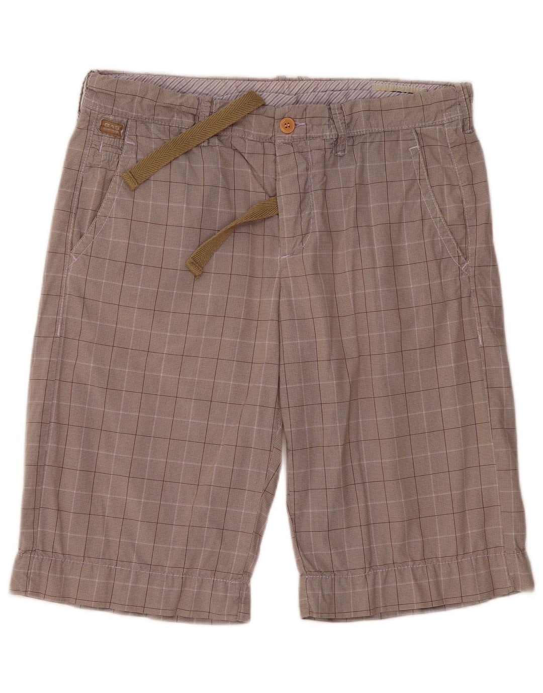 Gas Chino Shorts til mænd W34 Large Grey Check