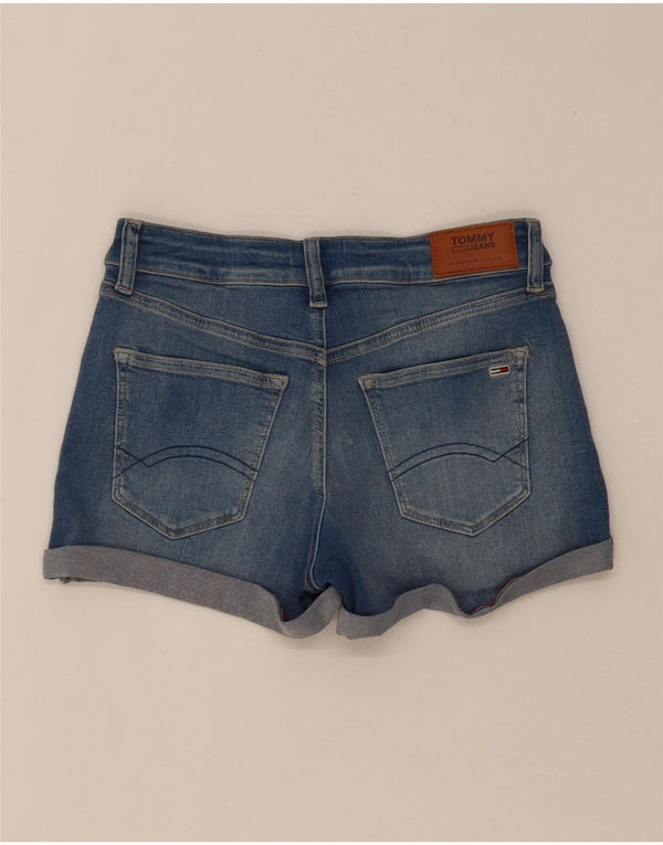 TOMMY HILFIGER denimshorts til kvinder W25 XS Blå bomuld