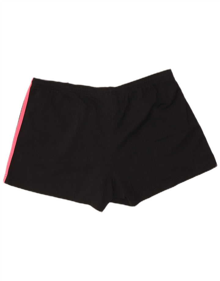 ADIDAS sportsshorts til kvinder UK 18 XL sort polyester