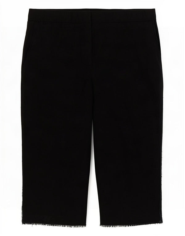 Zara Bermudashorts til kvinder Medium W28 Sort Lyocell