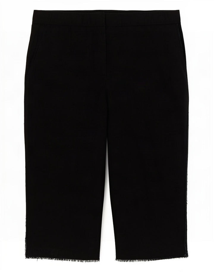 Zara Bermudashorts til kvinder Medium W28 Sort Lyocell
