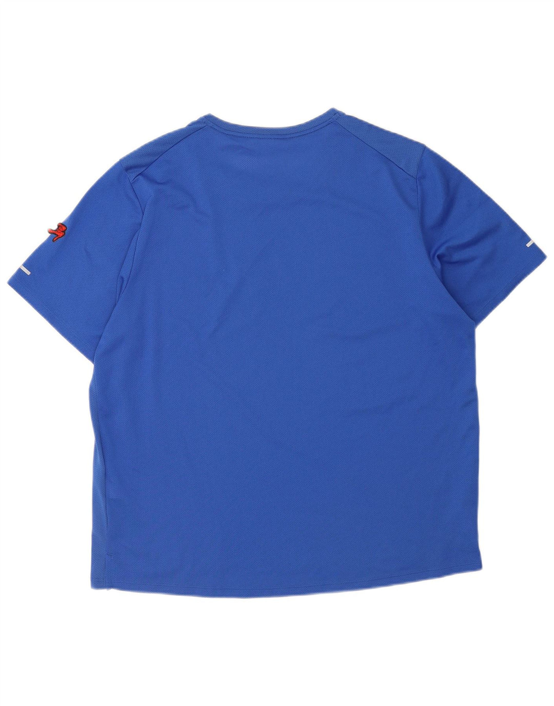 Nike Herre Dri Fit Grafisk T-Shirt Top XL Blå Polyester