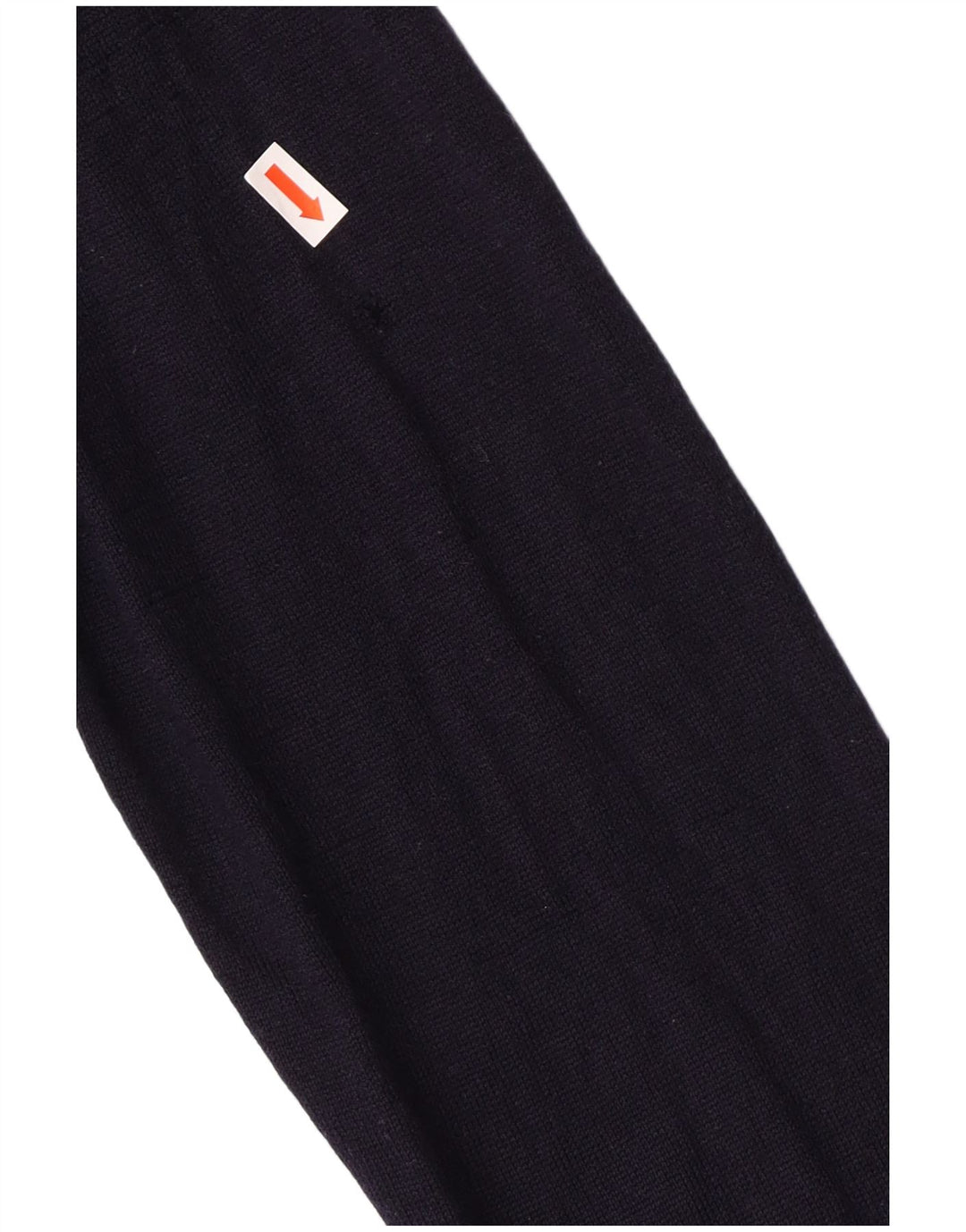 Lacoste Herre Crew Neck Jumper Sweater Størrelse 4 Medium Navy Blue Virgin Wool