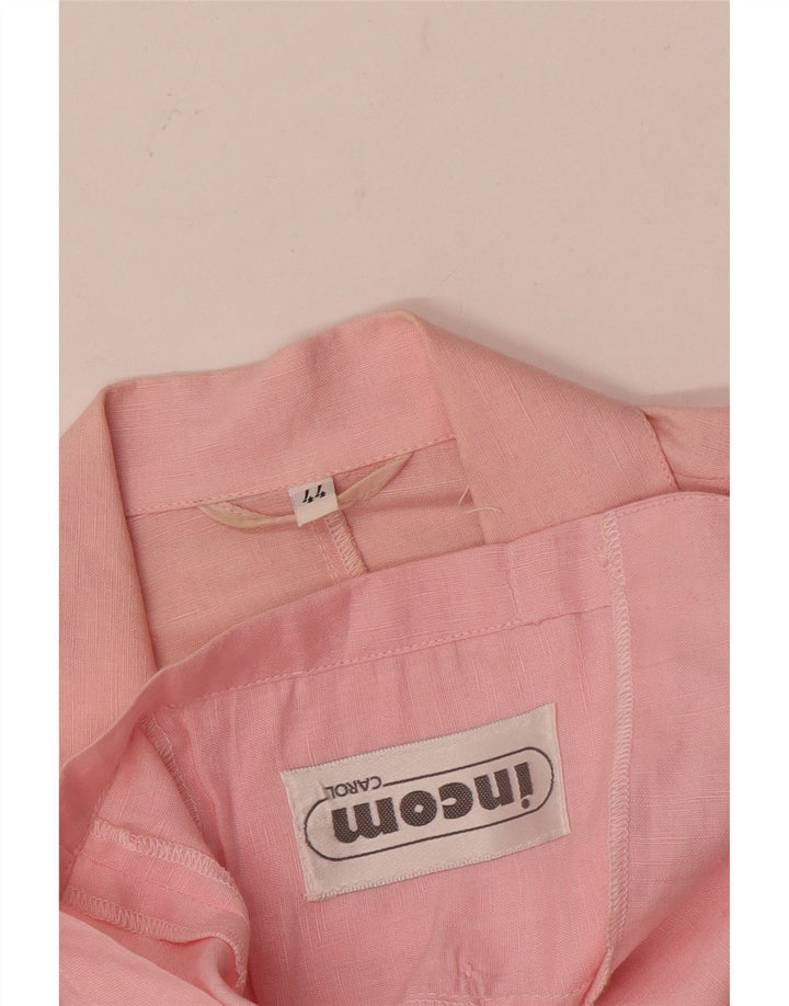 Incom Dame Kortærmet Blazer Jakke IT 44 Medium Pink