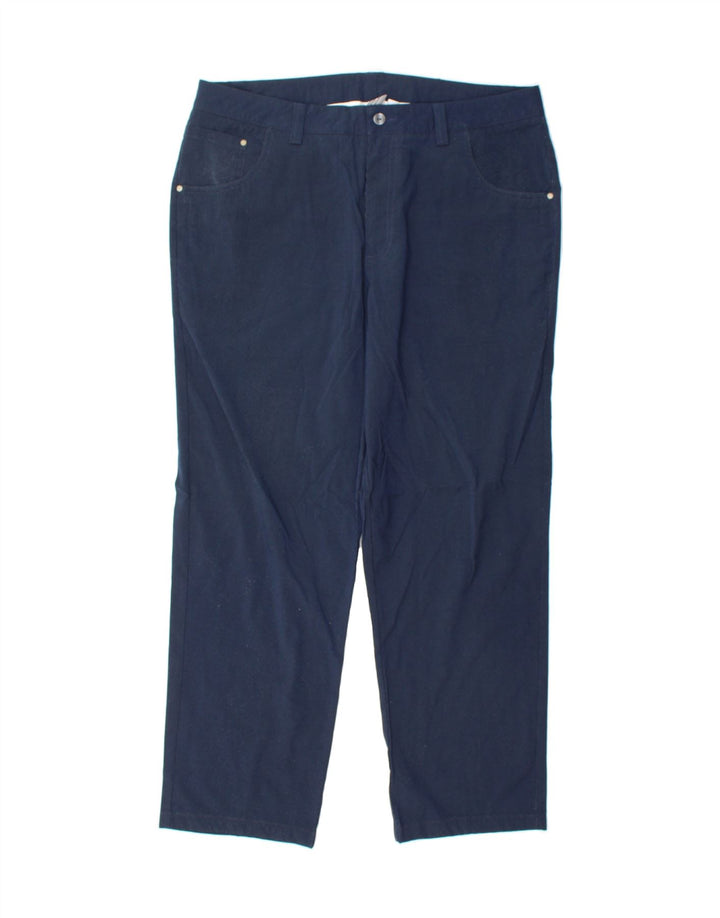 PUMA Mens Straight Casual Trousers W36 L29 Navy Blue Polyester Vintage Puma and Second-Hand Puma from Messina Hembry 