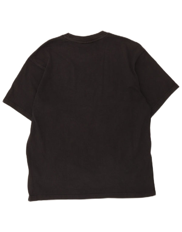 Adidas Herre T-Shirt Top Medium Sort Bomuld