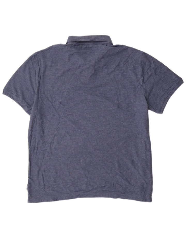 PENGUIN Herre poloshirt 2XL Blå Bomuld