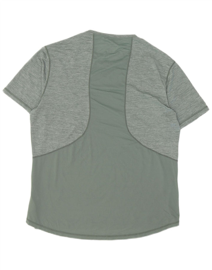 Umbro Herre T-Shirt Top 2XL Grøn Flecked Polyester