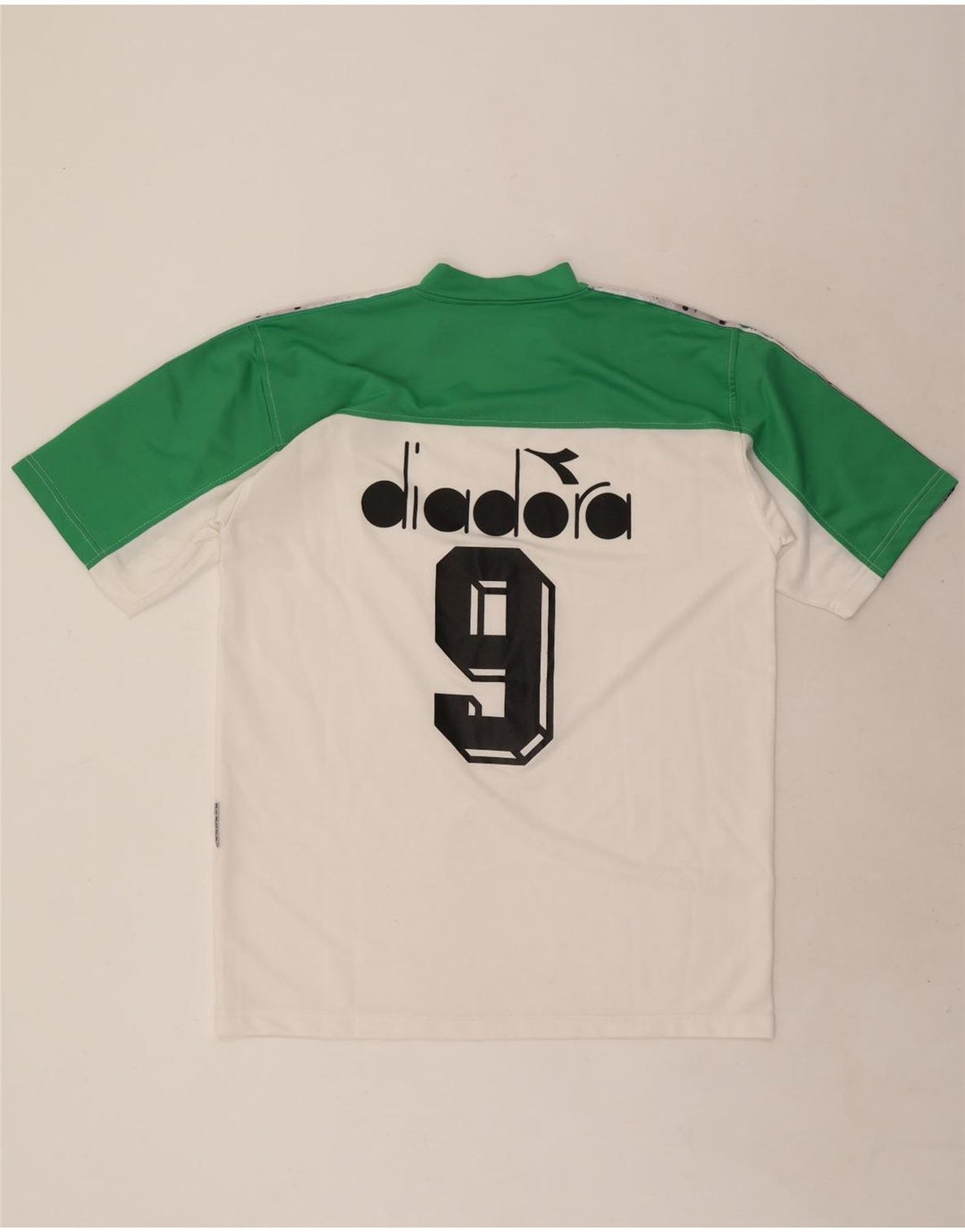 Diadora Herre Grafisk T-Shirt Top XL Hvid Colourblock Polyester