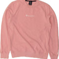 CHAMPION Womens Graphic Sweatshirt Jumper UK 10 Small Pink Cotton Vintage Champion and Second-Hand Champion from Messina Hembry 