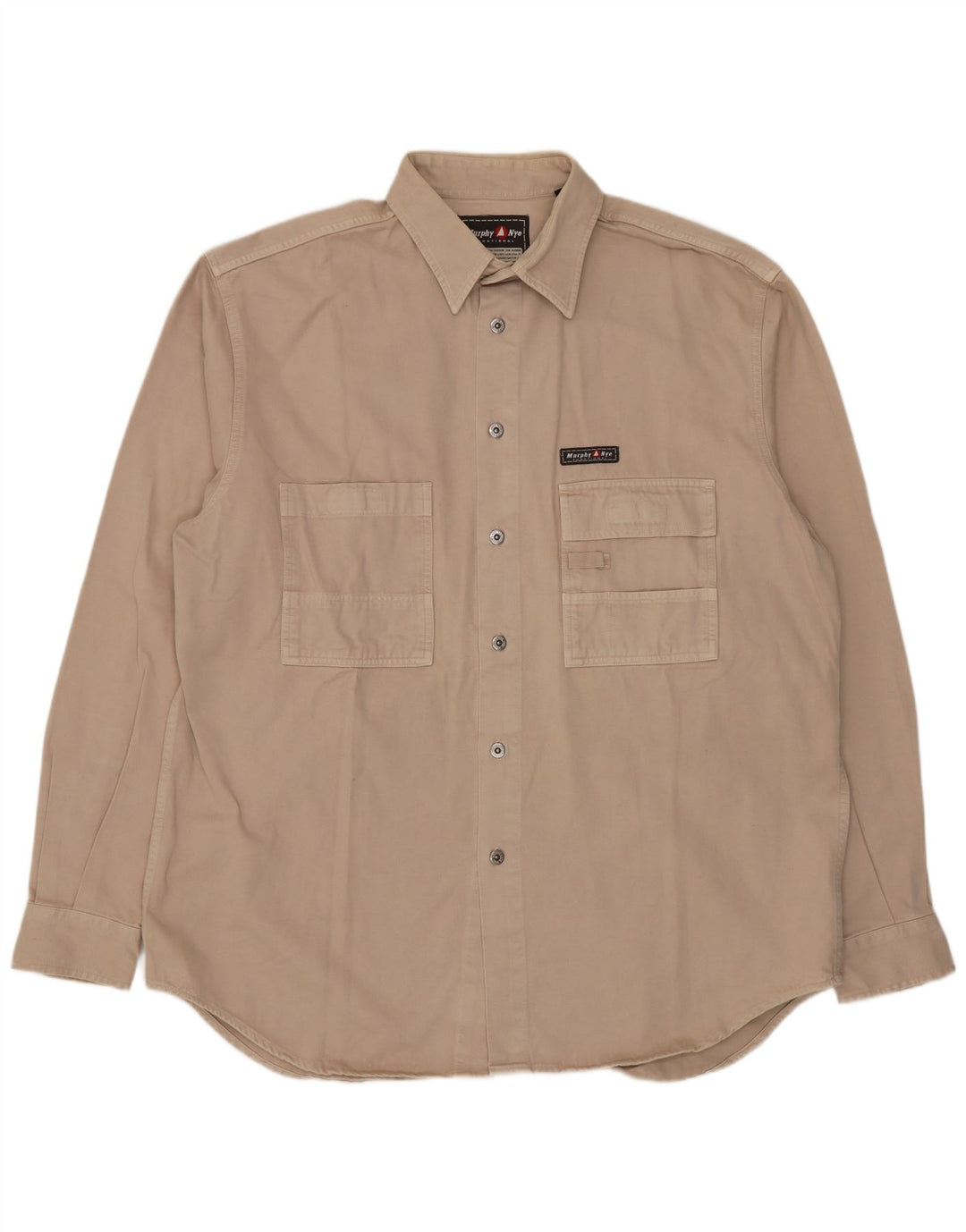 Murphy & Nye Herreskjorte 2XL Beige Bomuld