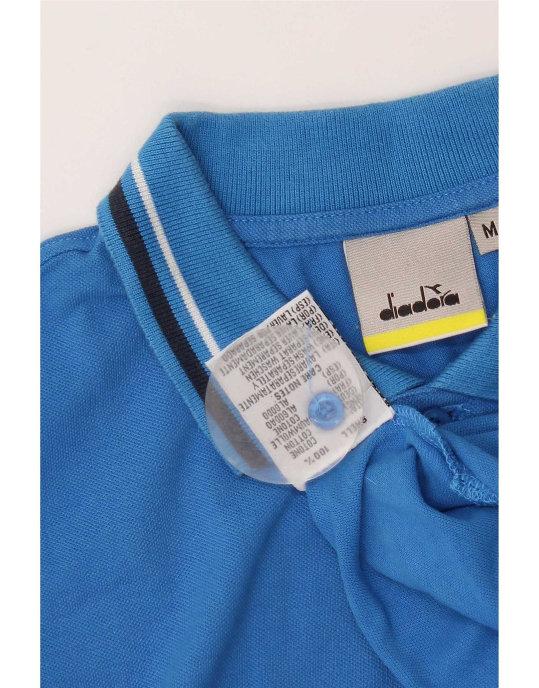Diadora herre poloshirt Medium blå bomuld