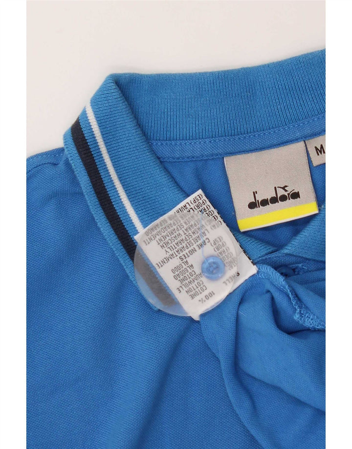 Diadora herre poloshirt Medium blå bomuld