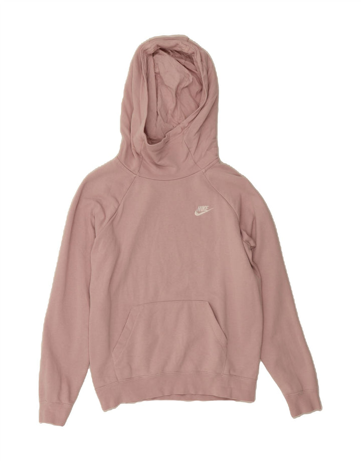 NIKE Womens Oversized Hoodie Jumper UK 14 Medium Purple Cotton Vintage Nike and Second-Hand Nike from Messina Hembry 
