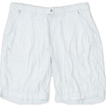 CHERVO Womens Casual Shorts IT 48 XL W35 Blue Nylon | Vintage | Thrift | Second-Hand | Used Clothing | Messina Hembry 