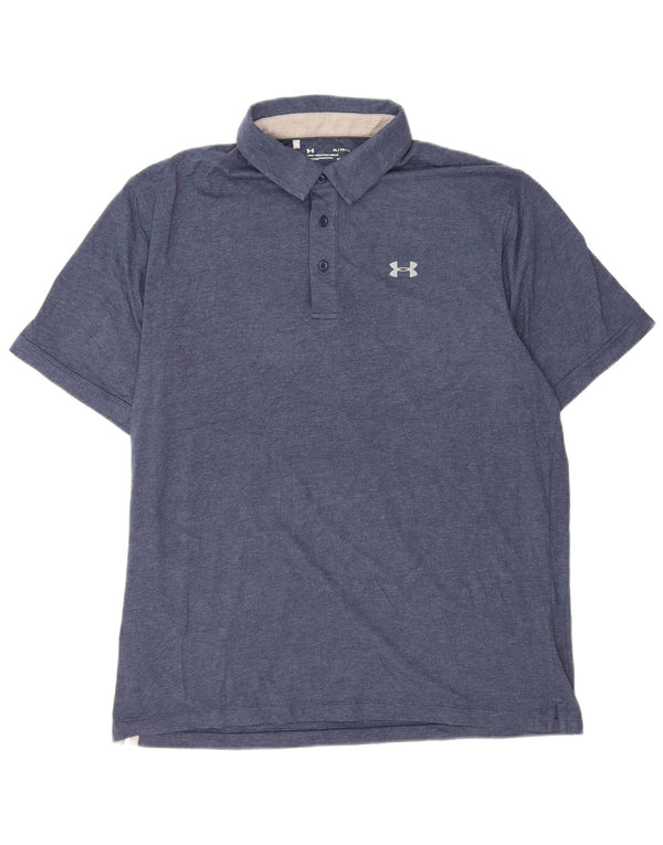 Under Armour Herre Loose Fit Polo Shirt XL Navy Blue