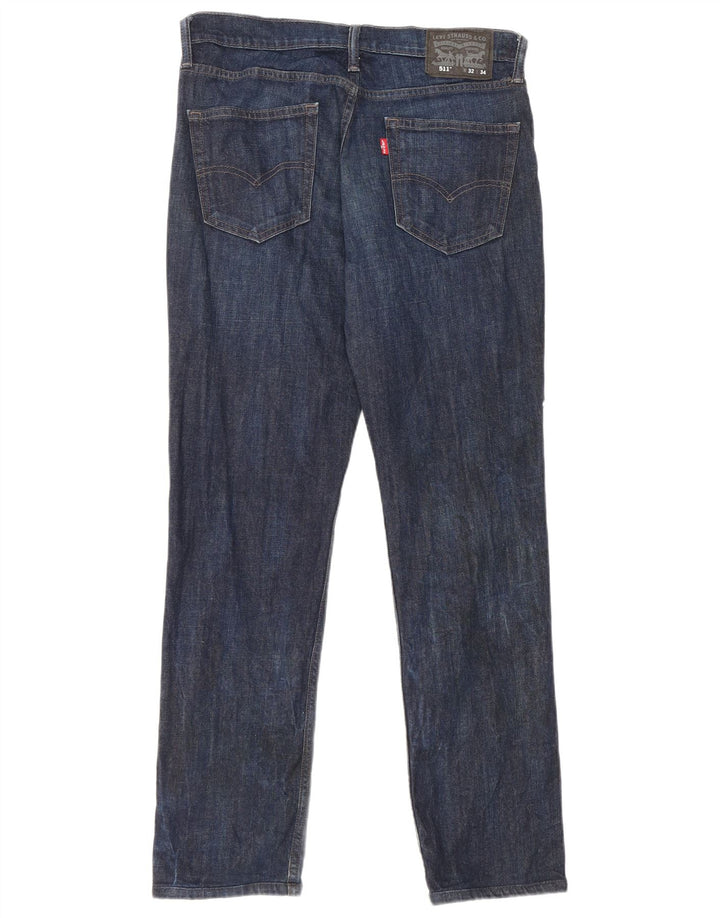 Levi's Herre 511 Slim Jeans W32 L30 Blå Bomuld