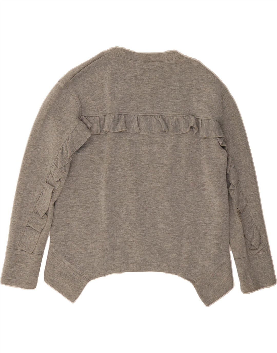 RENE LEZARD Womens Sweatshirt Jumper EU 40 Medium Grey Polyester Vintage Rene Lezard and Second-Hand Rene Lezard from Messina Hembry 