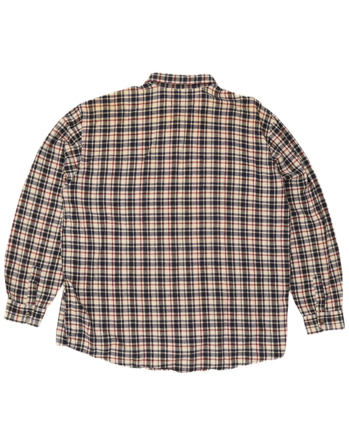 European Project Herre flannelskjorte 2XL flerfarvet ternet bomuld