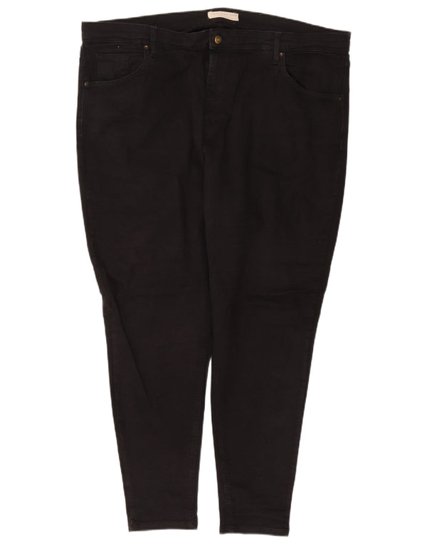 Topshop Dame Jamie Slim Jeans UK 26 3XL W44 L28 Sort Bomuld