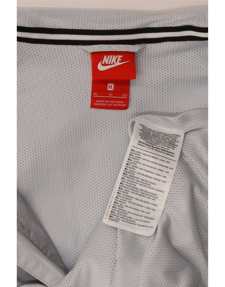 Nike træningsdragt med hætte til mænd XL Grå Colourblock Polyester
