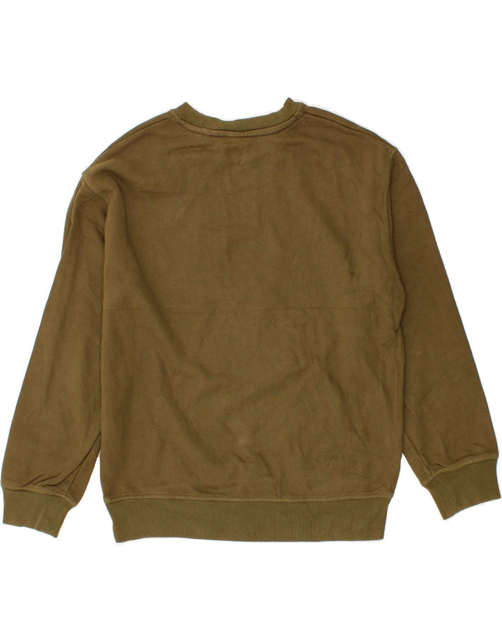 LEVI'S Mens Sweatshirt Jumper Small Khaki Cotton Vintage Levi's and Second-Hand Levi's from Messina Hembry 