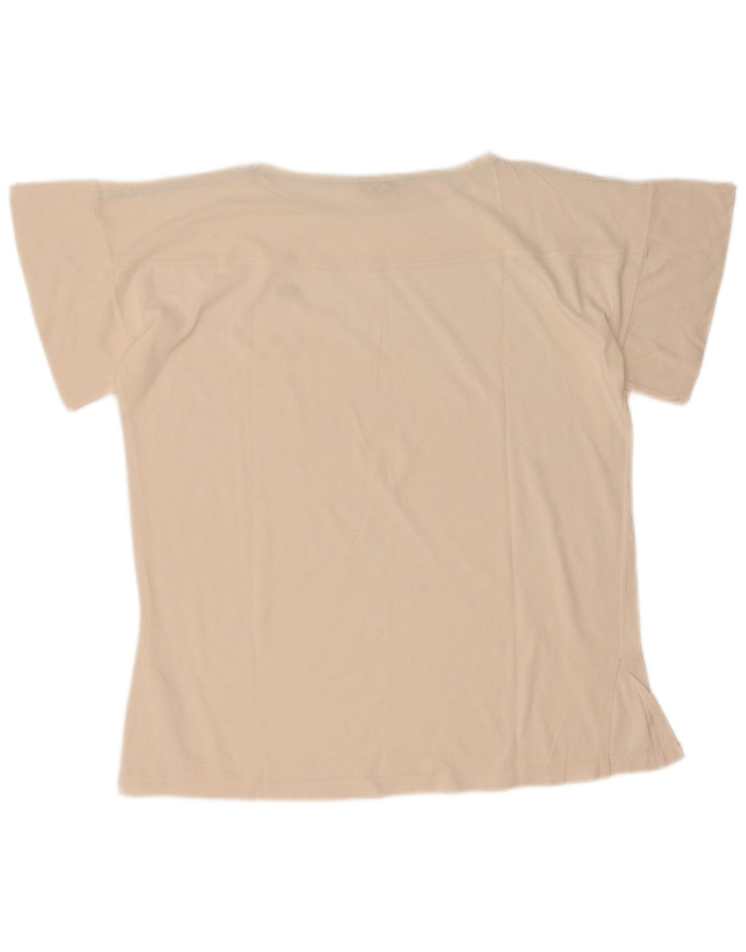Lacoste Dame T-Shirt Top Str. 44 Stor Hvid Bomuld