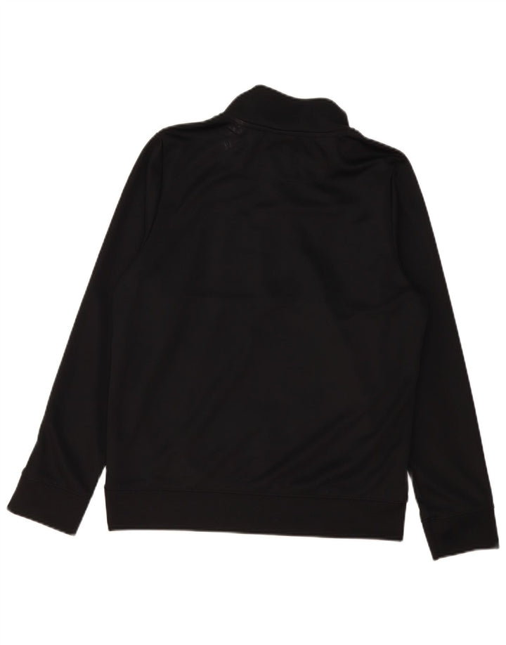 Nike Boys Standard Zip Neck Sweatshirt Jumper 13-14 år XL Sort