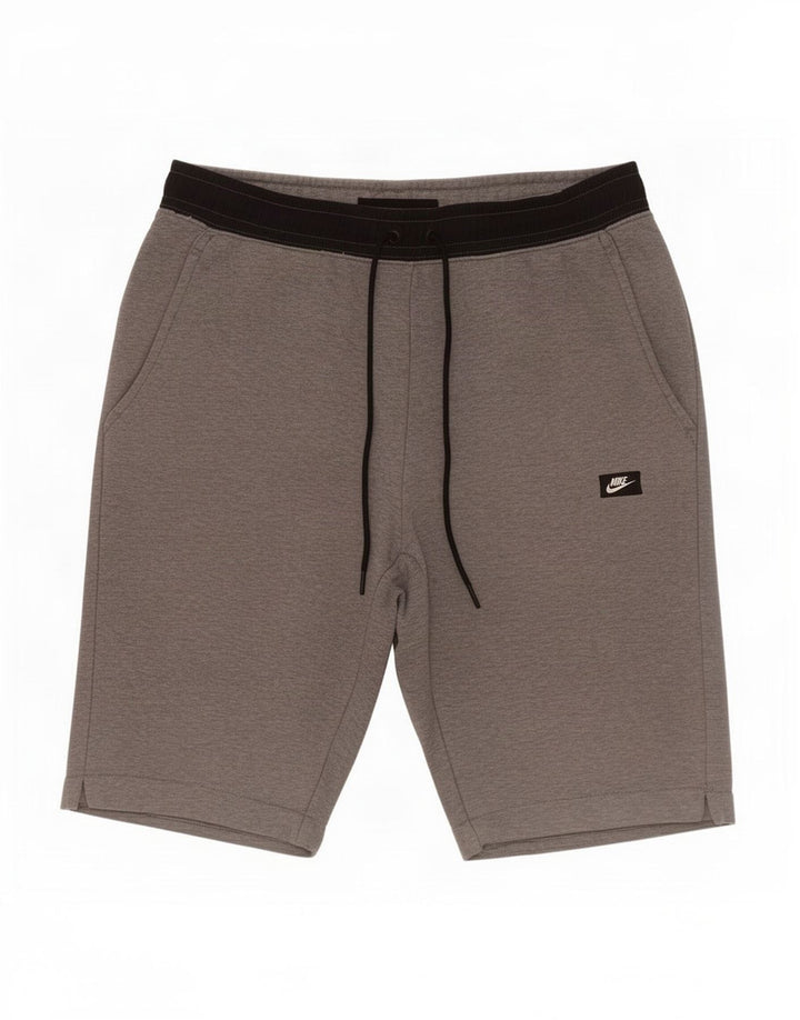 Nike Herre Sportshorts Medium Grey Colourblock Bomuld