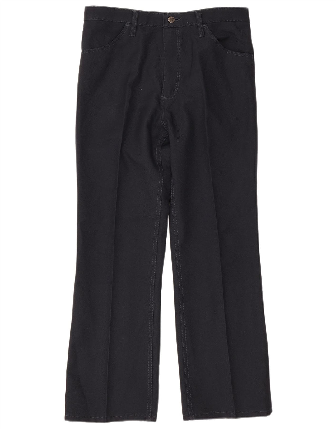 Wrangler Herre Bootcut Casual Bukser W36 L30 Marineblå Polyester