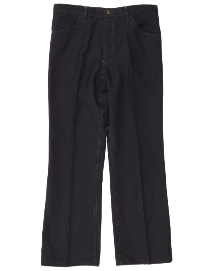 Wrangler Herre Bootcut Casual Bukser W36 L30 Marineblå Polyester