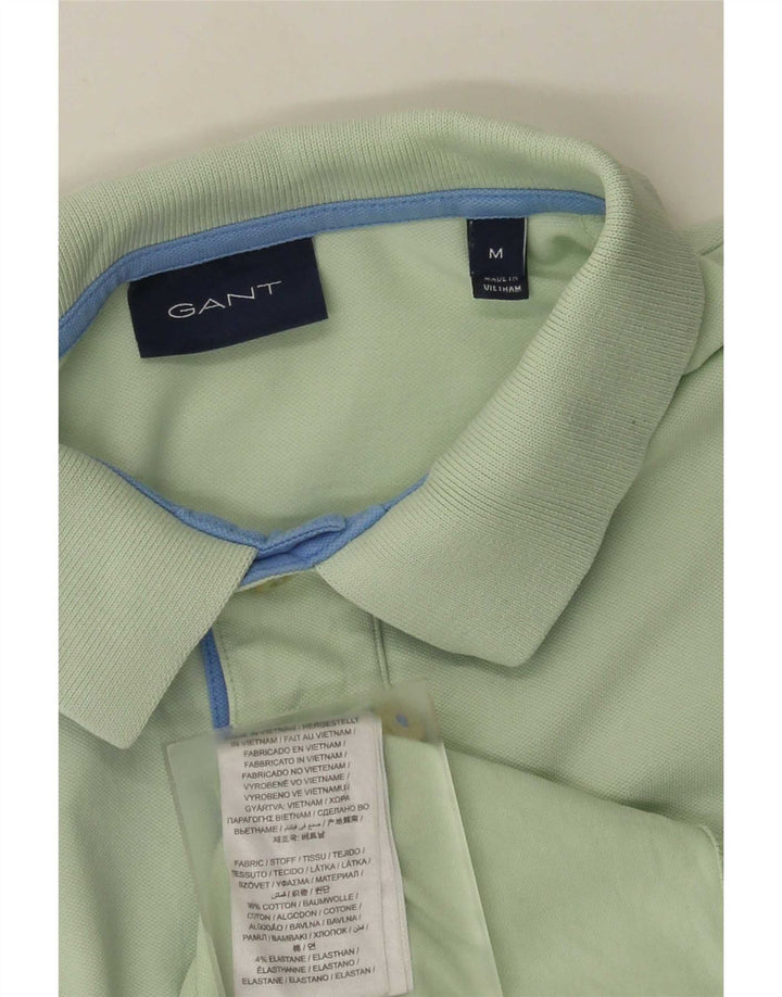 Gant Poloshirt til mænd mellemgrøn bomuld