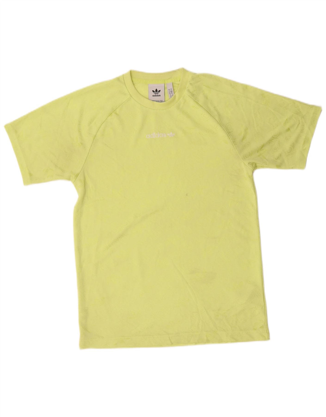 Adidas Herre grafisk T-shirt top lille grøn polyester