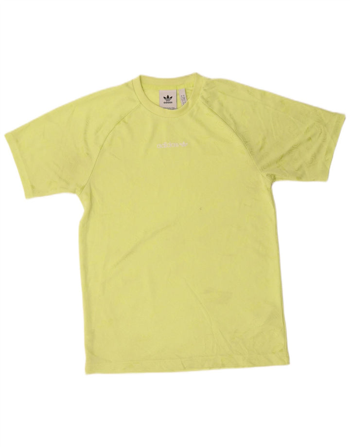 Adidas Herre grafisk T-shirt top lille grøn polyester