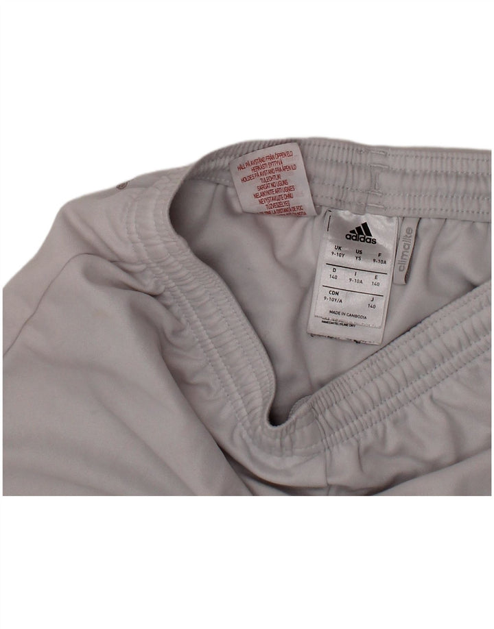 ADIDAS Boys Climalite Sportshorts 9-10 år Hvid polyester