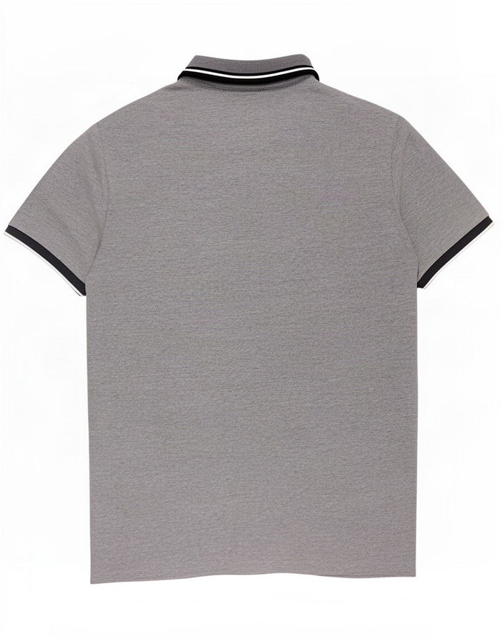 Superdry herre poloshirt mellemgrå bomuld