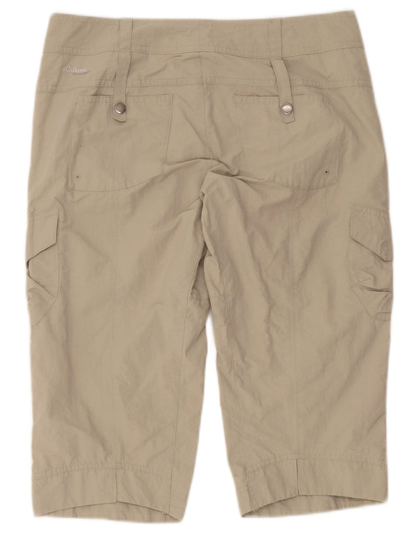 Columbia Dame Titanium Cargo Shorts US 4 Small W32 Beige Nylon