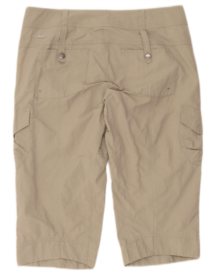 Columbia Dame Titanium Cargo Shorts US 4 Small W32 Beige Nylon