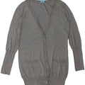 OASIS Womens Cardigan Sweater UK 12 Medium Grey Cotton Vintage Oasis and Second-Hand Oasis from Messina Hembry 