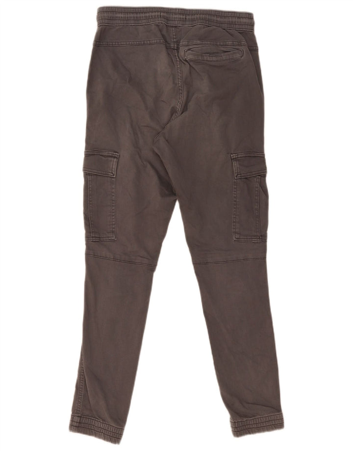 Zara Herre Cargo Joggers Cargo Bukser Small W30 L29 Grå Bomuld