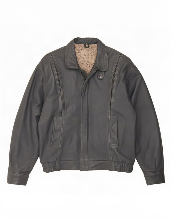 Fatigue Herre Læderjakke UK 42 XL Grå
