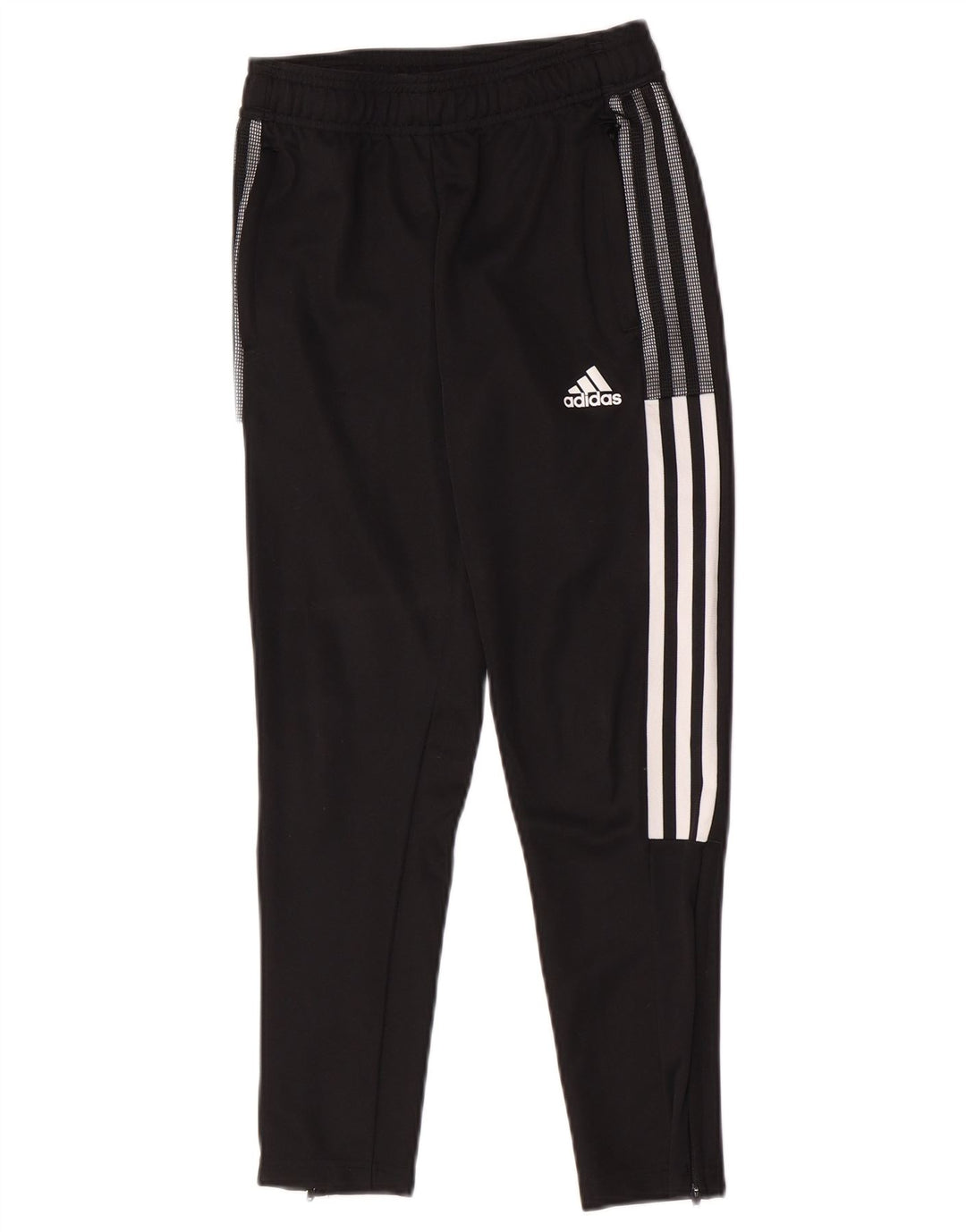 Adidas Boys Aeroready Tracksuit Bukser 9-10 år Sort polyester
