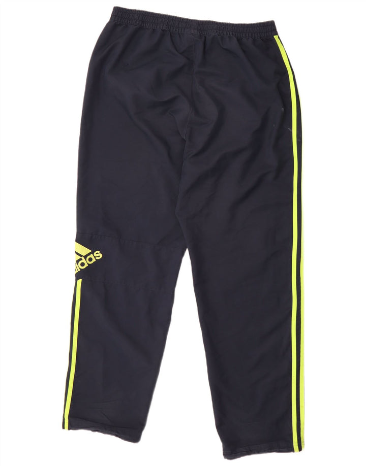 Adidas Herre grafisk træningsdragt Bukser Large Navy Blue Polyester