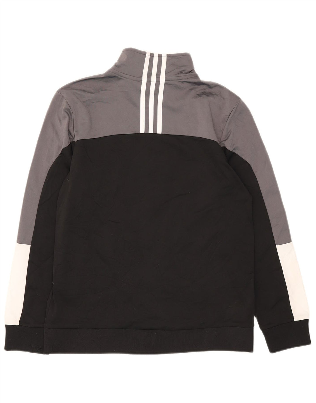 Adidas Drenge Træningsdragt Topjakke 12-13 År Stor Sort Colourblock