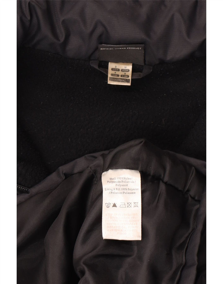 Umbro Herre Hooded Windbreaker Jacket UK 36 Small Black Nylon