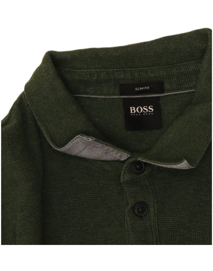 Hugo Boss Langærmet Polo Shirt til mænd Stor grøn