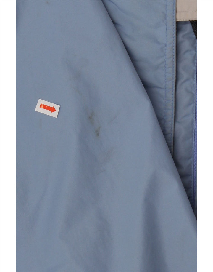 COLUMBIA Womens Oversized Windbreaker Jacket UK 16 Large Blue Colourblock